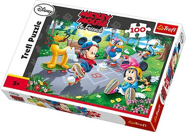 Puzzle 100 Na rolkach Mickey Mouse TREFL