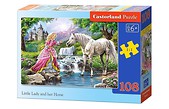 Puzzle 108 - Mała dama i jej koń CASTOR
