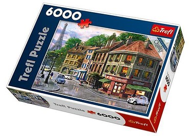 Puzzle 6000 Uliczka Paryża TREFL
