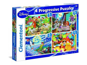 Puzzle 12+20+24+35 Progressive Disney Classic