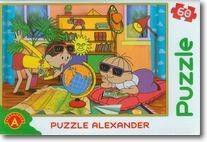 Puzzle 60 Bolek i Lolek globus ALEX