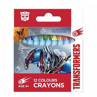 Kredki woskowe 12 kolorów Transformers