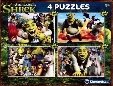 Puzzle 2x20+2x60 Shrek