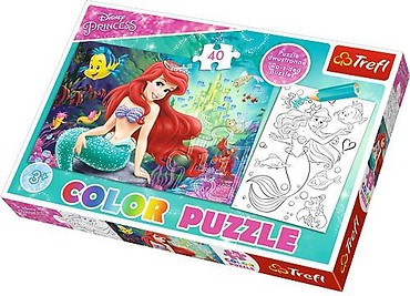 Puzzle Color Podwodne królestwo TREFL