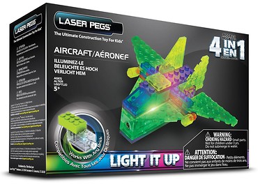 Klocki laser pegs 4 w 1 Aircraft