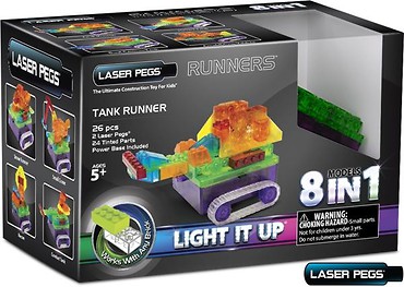 Klocki laser pegs 8 w 1 Tank runner