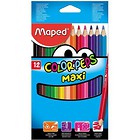 Kredki Colorpeps maxi trójkatne 12 kolorów MAPED