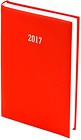 Kalendarz 2017 A5 Dzienny Albit Czerwony