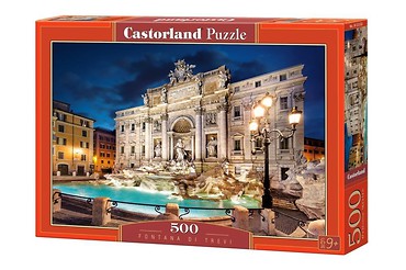 Puzzle 500 Fontana di Trevi CASTOR