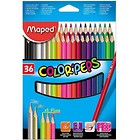 Kredki Colorpeps trójkatne 36 kolorów MAPED
