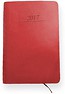 Kalendarz 2017 A5/336 Soft Czerwony DAN-MARK