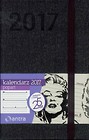 Kalendarz 2017 A6 PopArt Czarny ANTRA