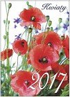 Kalendarz 2017 Ścienny - Kwiaty AWM