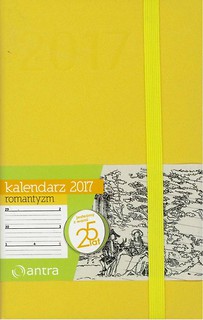 Kalendarz 2017 A6 Romantyzm Żółty ANTRA