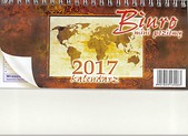 Kalendarz 2017 Biurkowy poziomy Mini ANIEW