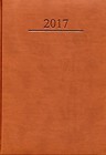 Kalendarz 2017 A5/336 Agenda Brązowy DAN-MARK