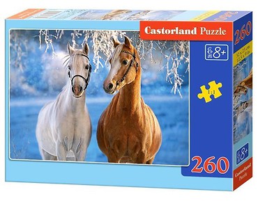 Puzzle 180 Zimowe konie CASTOR