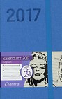 Kalendarz 2017 A6 PopArt Jasnoniebieski ANTRA