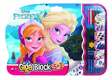 Giga Block - Zestaw dla artysty 5w1 - Frozen