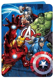 Karnet złoty Avengers VERTE