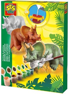 Odlew gipsowy 3D - Triceratops