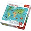Puzzle 80 Mapa Świata TREFL