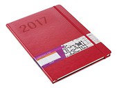 Kalendarz 2017 A4 Formalizm Czerwony ANTRA