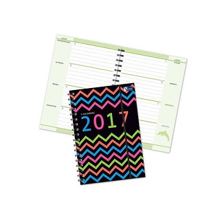 Kalendarz książkowy 2017 - Color Collection VERTE