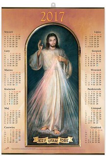 Kalendarz 2017 ścienny plakatowy średni - Jezus