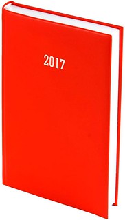 Kalendarz 2017 B5 Tygodniowy Albit Czerwony
