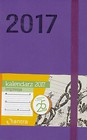 Kalendarz 2017 A6 Impresja Fioletowy ANTRA