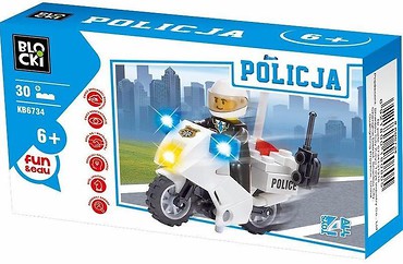 Klocki Blocki Policja Motocykl