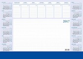 Kalendarz 2017 Biurkowy BIUWAR duży z listwą PCV