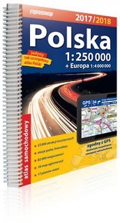 Atlas samochodowy Polska 1:250 000 2017/2018
