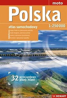 Atlas samoch. POLSKA - 1:250 000 DEMART
