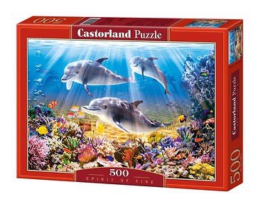 Puzzle 500 Delfiny CASTOR
