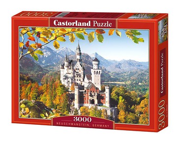 Puzzle 3000 Neuschwanstein - Niemcy CASTOR