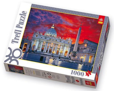 Puzzle 1000 Bazylika Św. Piotra, Rzym TREFL