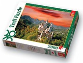 Puzzle 2000 Zamek Neuschwanstein, Bawaria TREFL