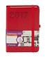 Kalendarz 2017 A6 Formalizm Czerwony ANTRA