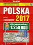 Polska 2017 Atlas samochodowy 1:250 000