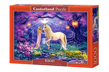 Puzzle 1000 Unicorn Garden CASTOR