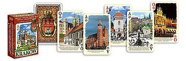 Karty pamiątkowe - Kraków (brązowe)