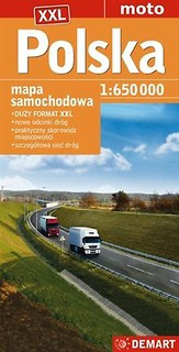 Polska mapa samochodowa 1 : 650 000