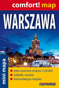 Warszawa - mini mapa 1:26 000