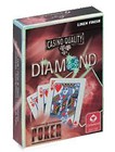 Karty do gry DIAMOND Poker linen red Cartamundi