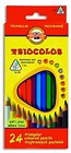 Kredki Triocolor 7mm 24 kolory KOH-I-NOOR