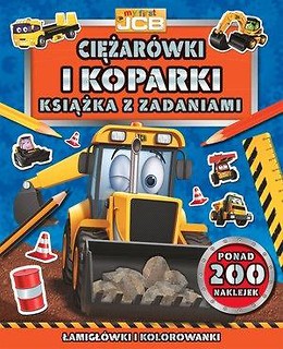 My first JCB Ciężar&oacute;wki i koparki. Książka z zad.