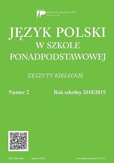 Język Polski w szkole ponadpodst. nr 2 2018/2019