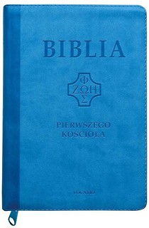 Biblia pierwszego Kościoła z paginat. błękitna